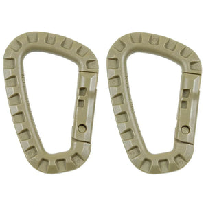 Mousqueton plastique lot de 2
