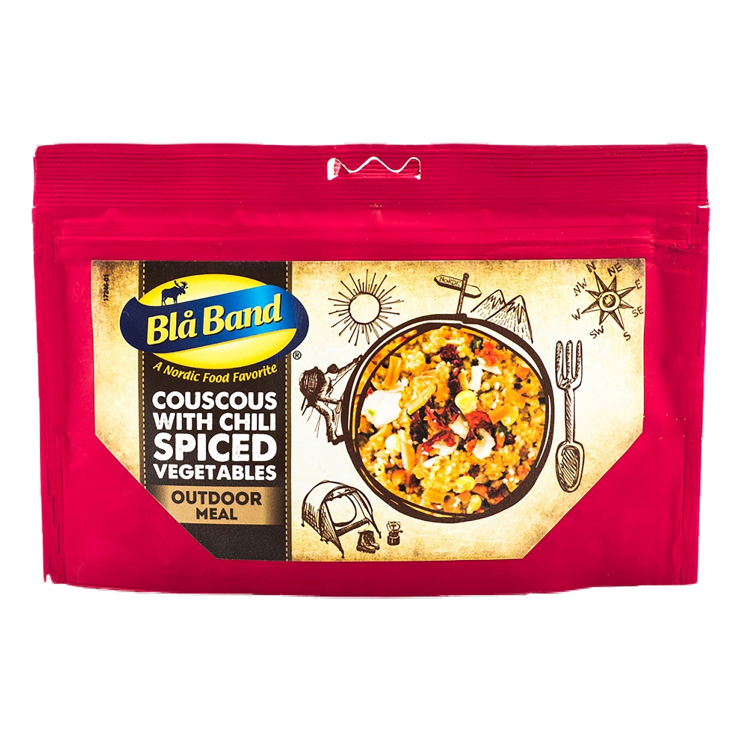 Couscous avec légumes assaisonnés avec du piment