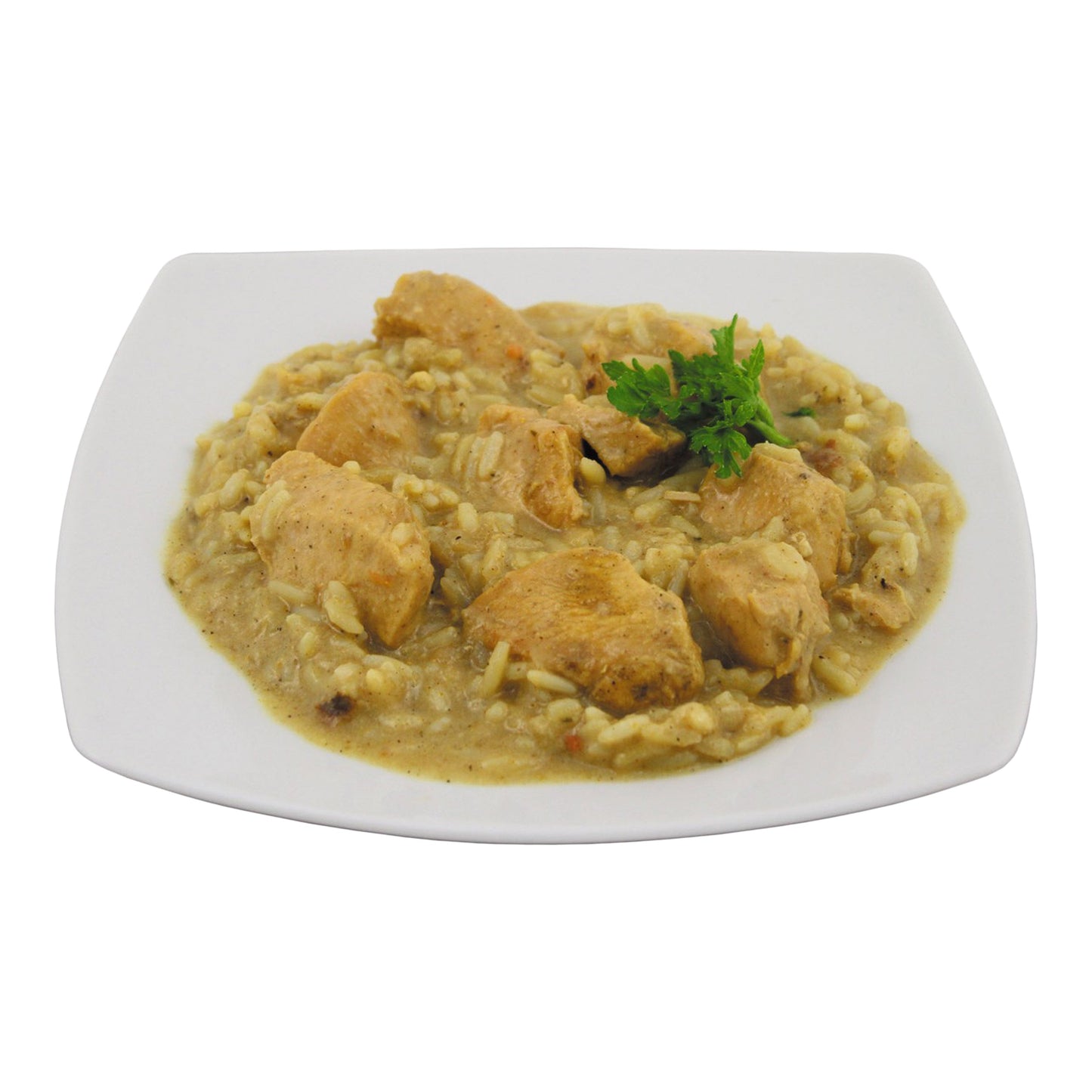 Poulet au curry avec du riz 400 g