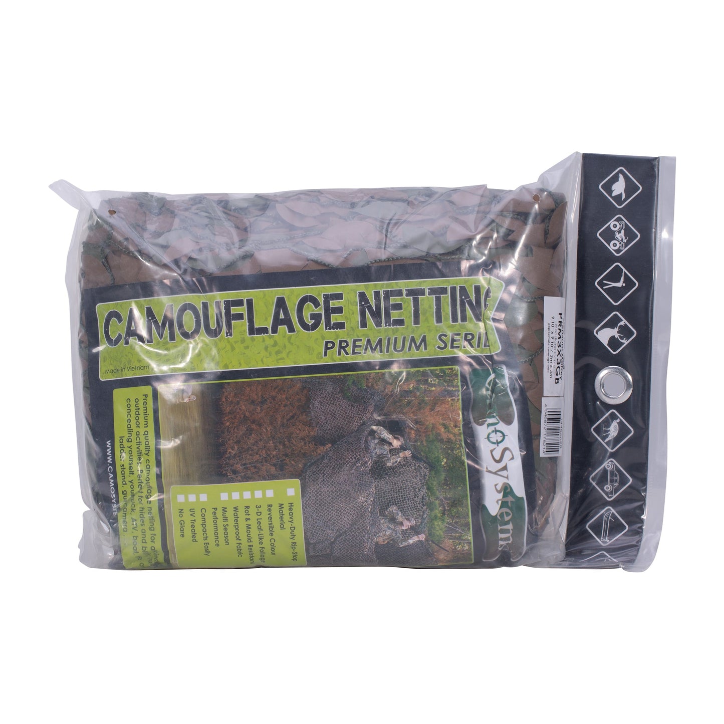 Filet Camo System 3 x 3 m version militaire