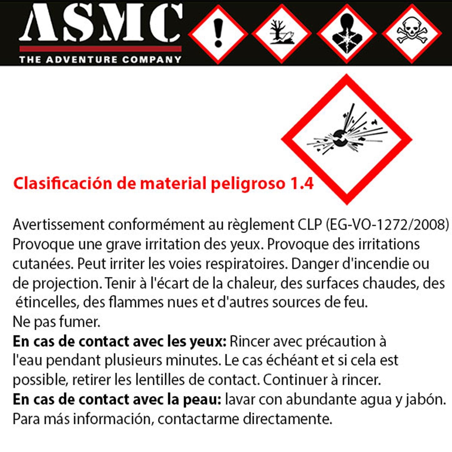 Grenade fumigène SX-11 Wire Pull orange