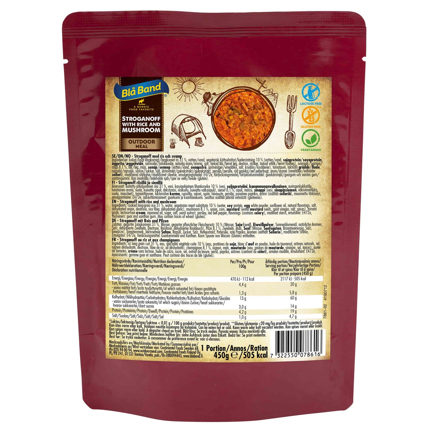 Stroganoff avec Riz et Champignons