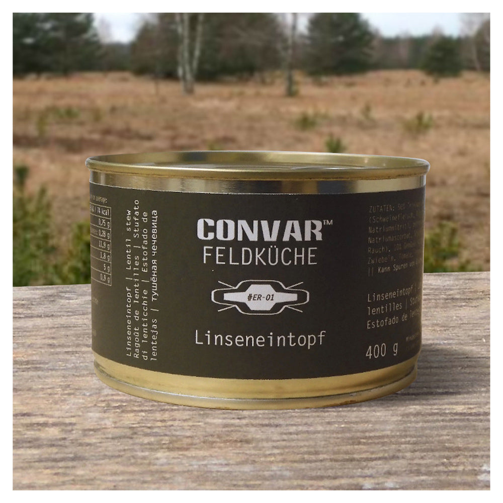 Feldküche Ragoût de lentilles