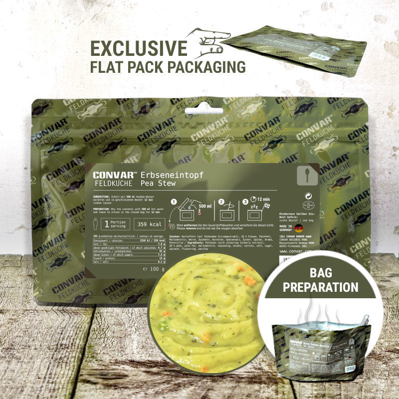 Feldküche Flex Ragoût de pois lyophilisé
