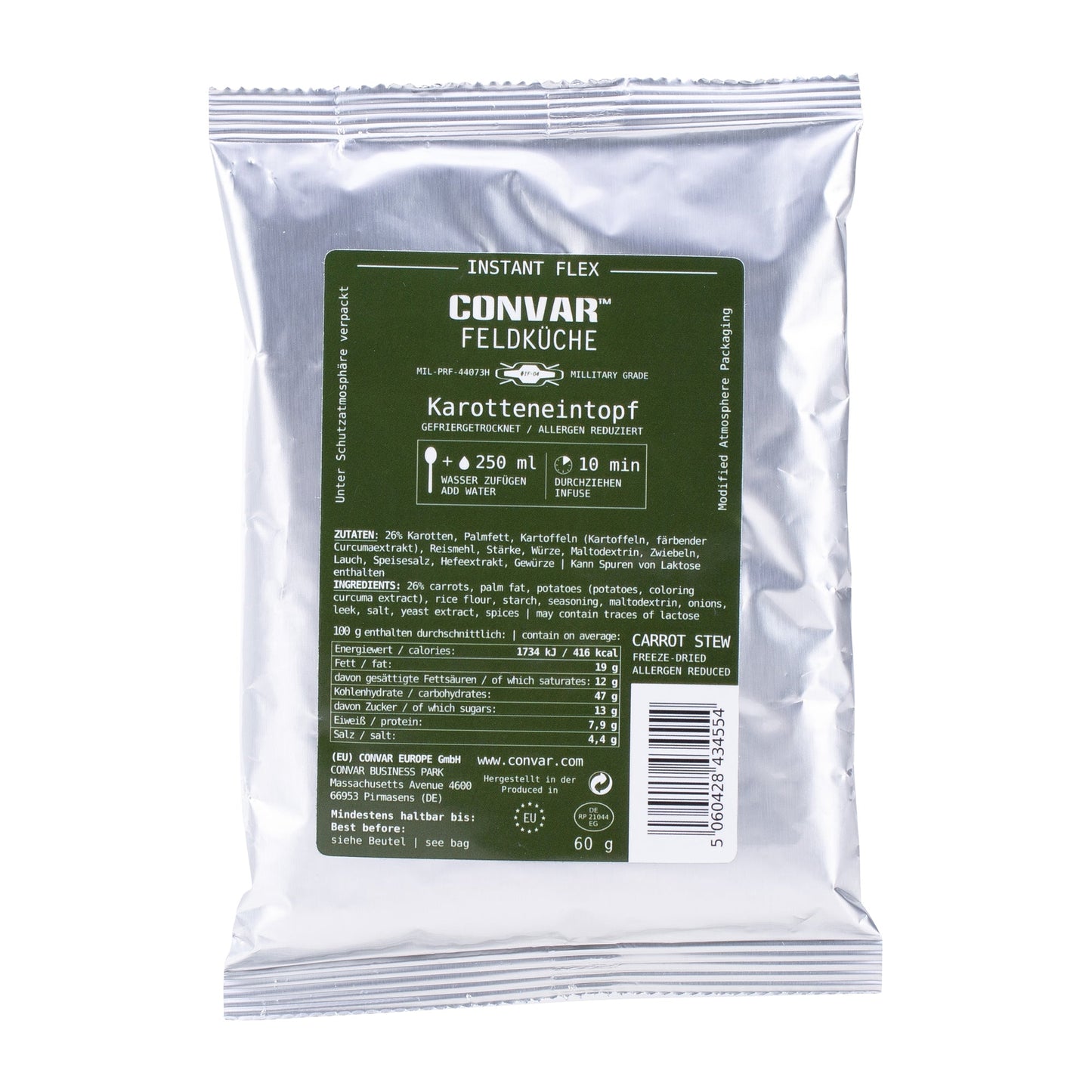 Feldküche Flex Ragoût de carottes lyophilisé