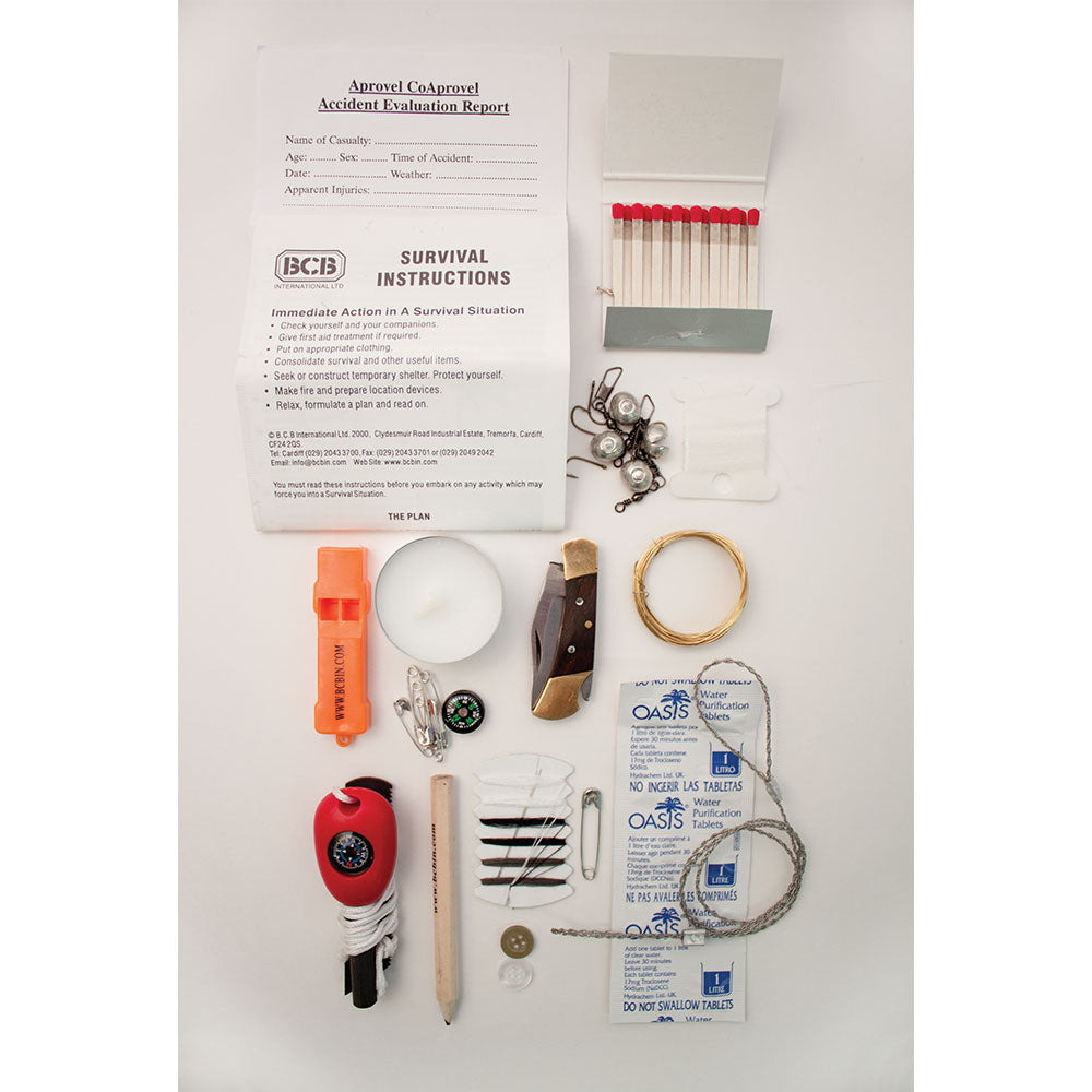 Kit de survie Trekker Survival Tin