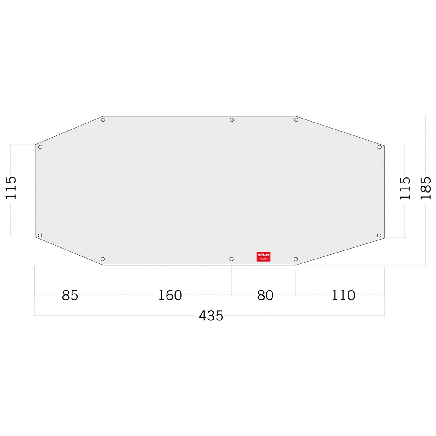 Tapis de sol Floor Sheet PE Alaska 3 blanc