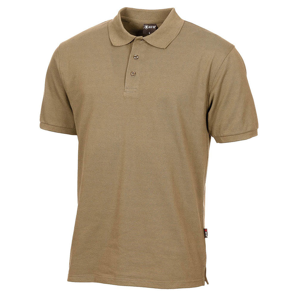 Polo avec col boutonné