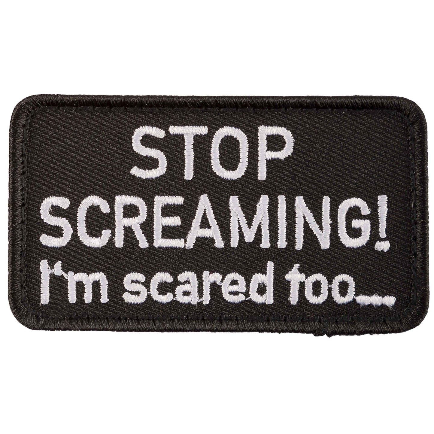 Café-Viereck Patch Stop Screaming