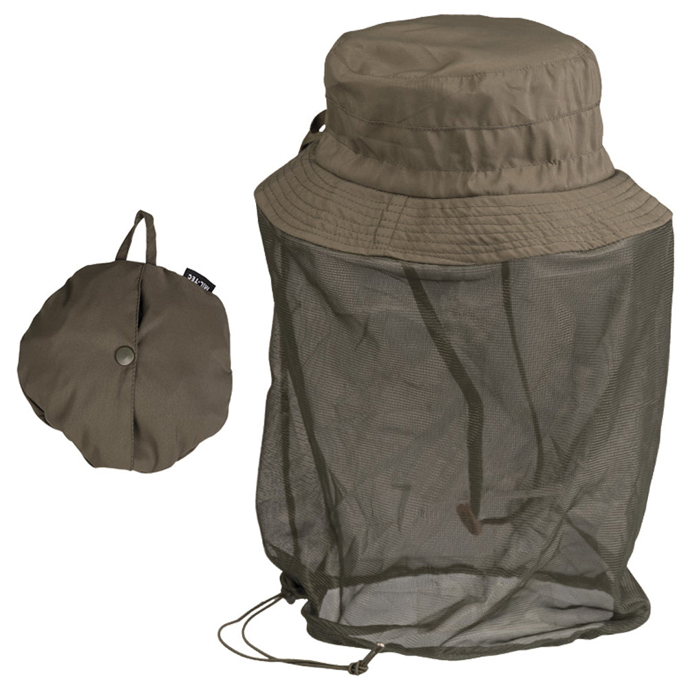 Chapeau de brousse avec moustiquaire