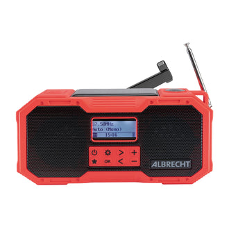 Radio à manivelle DR 112 DAB  rouge
