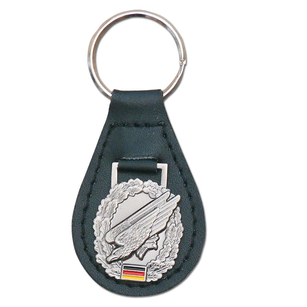 Porte-clés avec insigne de béret Fallschirmjäger