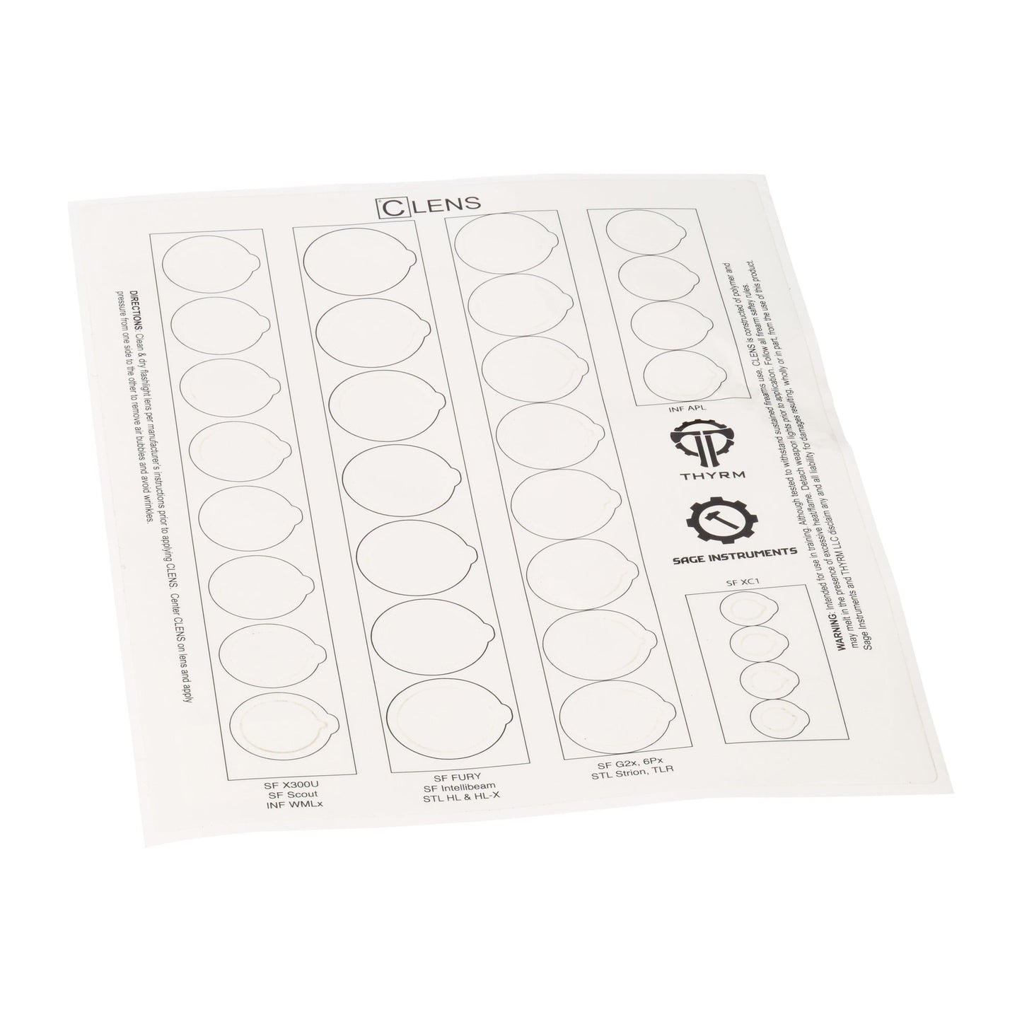 Films de protection Clens Lens Protectors