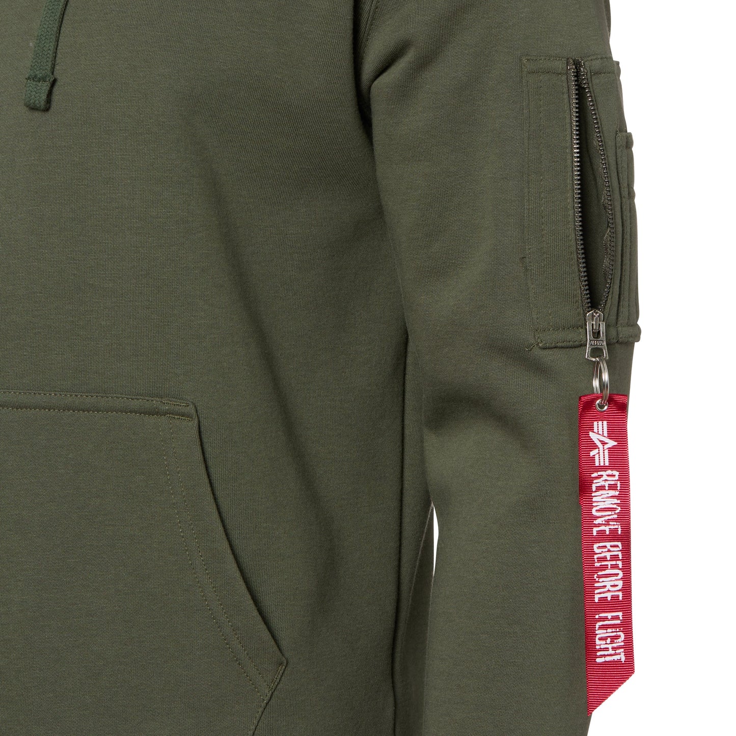 Pull Alpha Label Hoodie dark