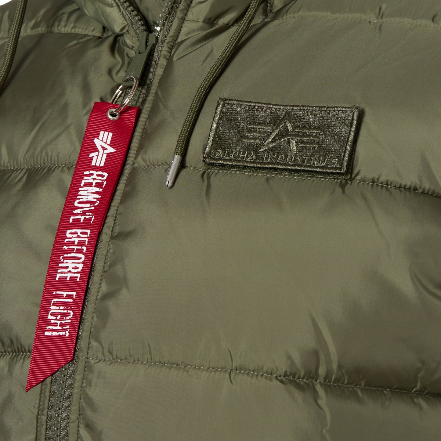 Gilet Hooded Puffer Vest FD sage green