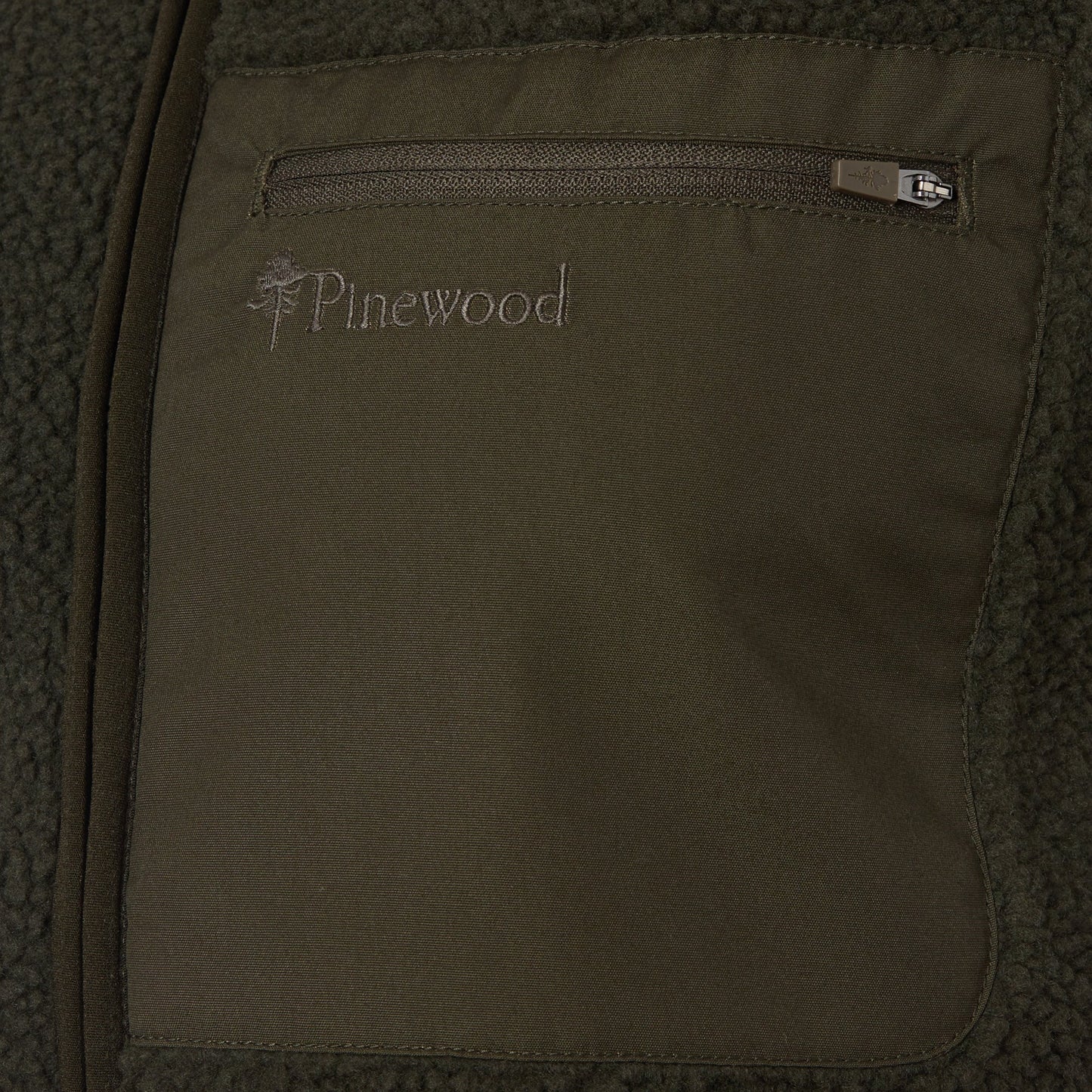 Gilet polaire dark green