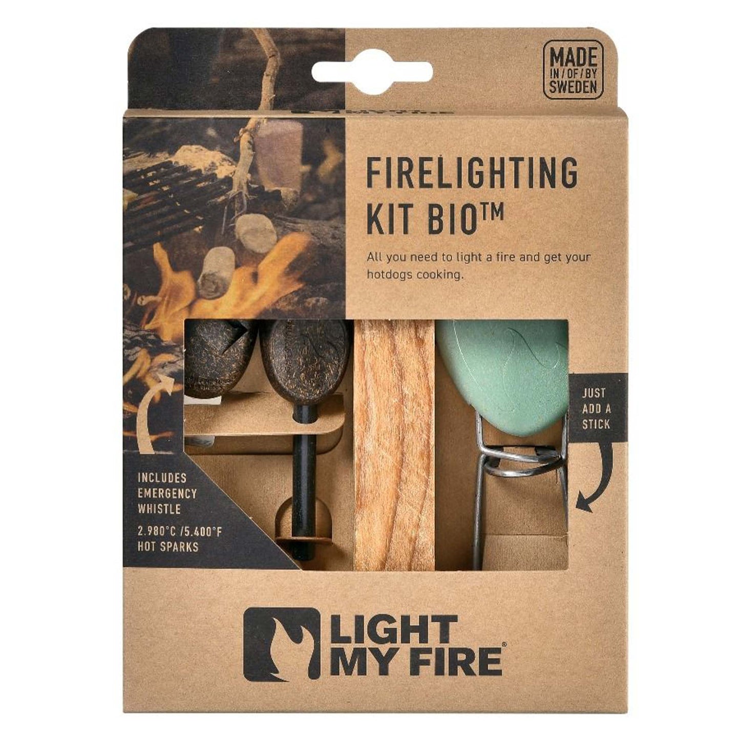 Light my Fire Kit allume feu FireLighting sandygreen cocoshell