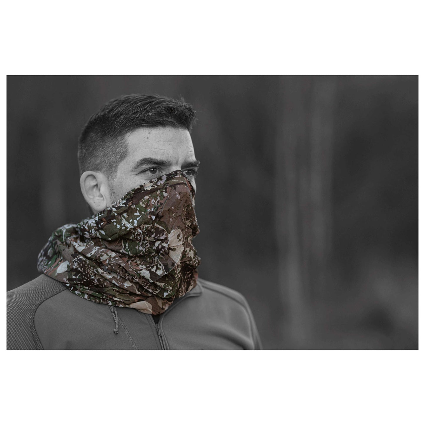 Camouflage Tour de cou Tube Scarf con green