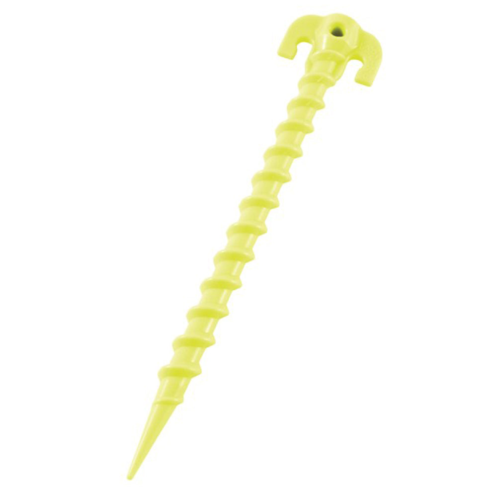 Piquet plastique à visser 25 cm lot de 6 luminous green