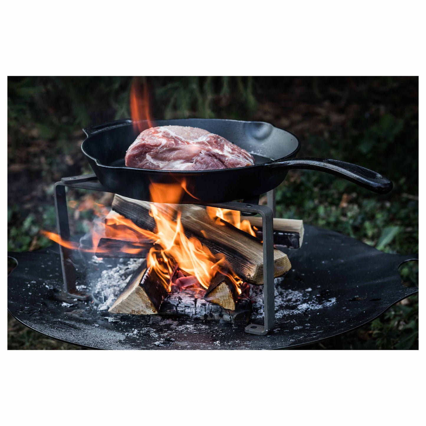 Poêle fp35 avec manche sans pieds