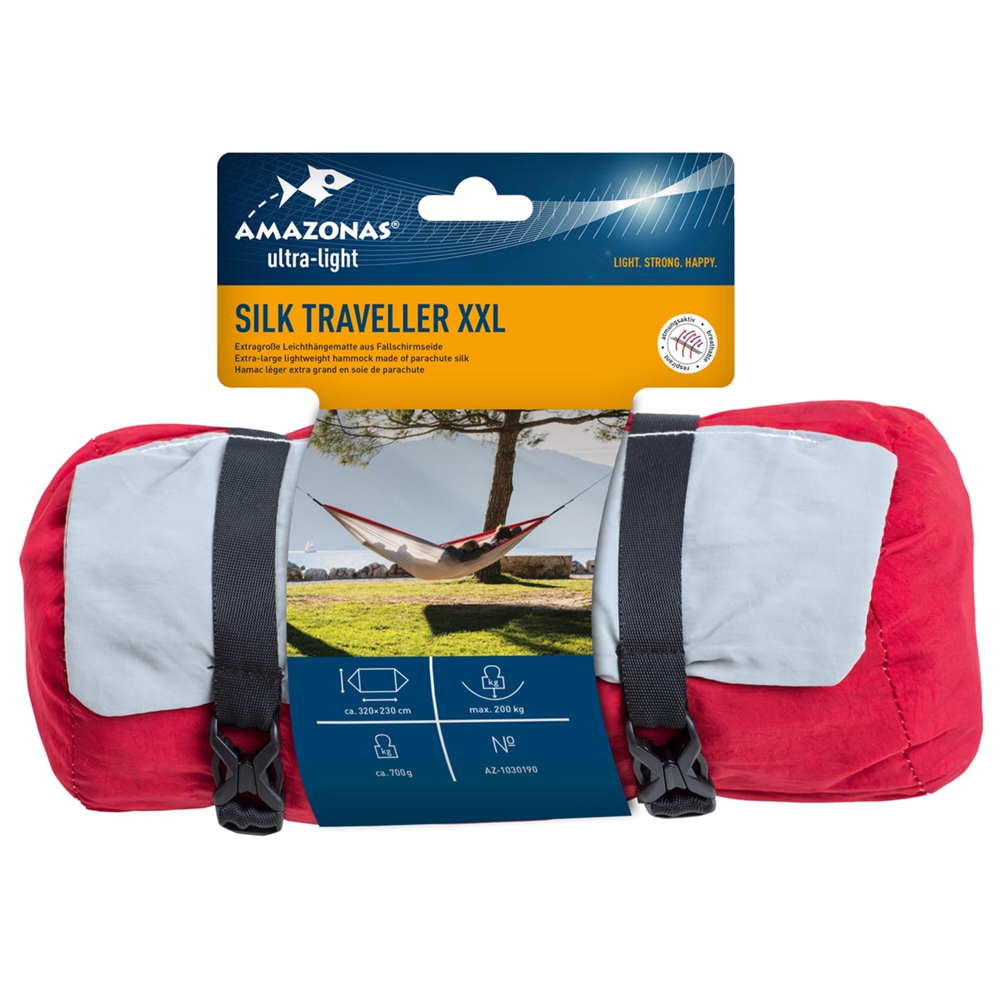 Hamac Silk Traveller XXL rouge