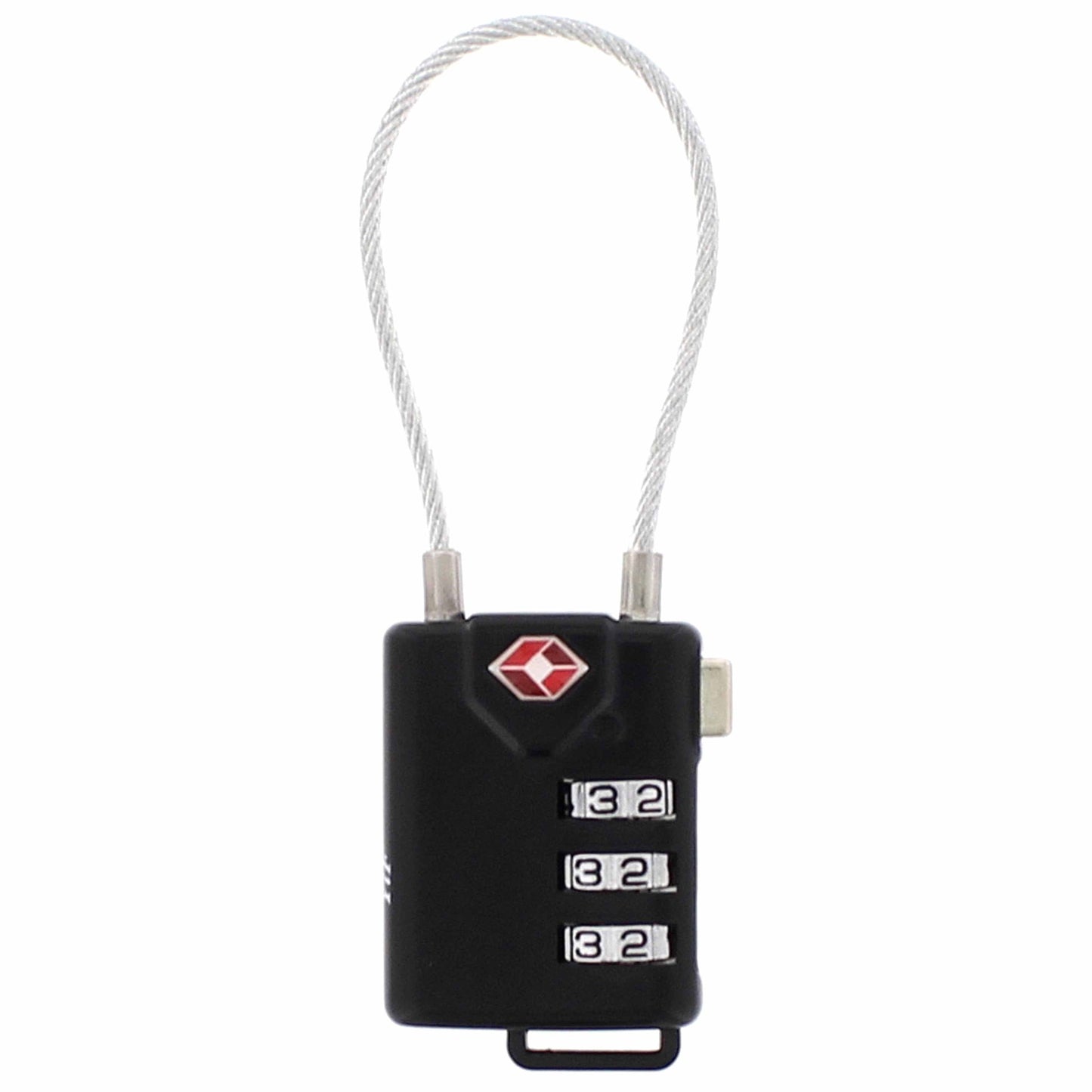 Cadenas  câble en acier code à 3 chiffres