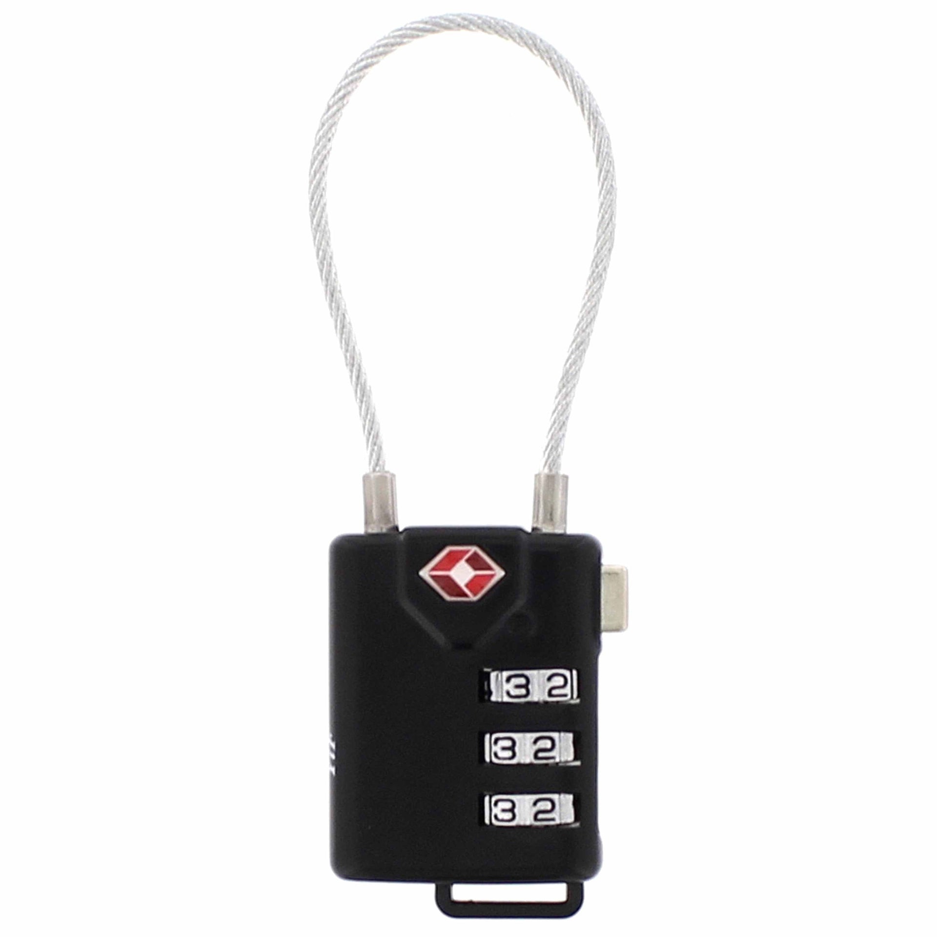 Cadenas  câble en acier code à 3 chiffres
