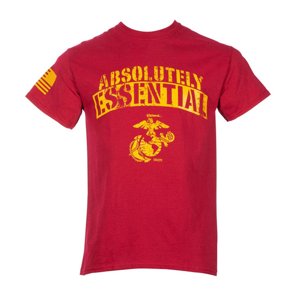 T-Shirt USMC Absolutely Essential scarlet