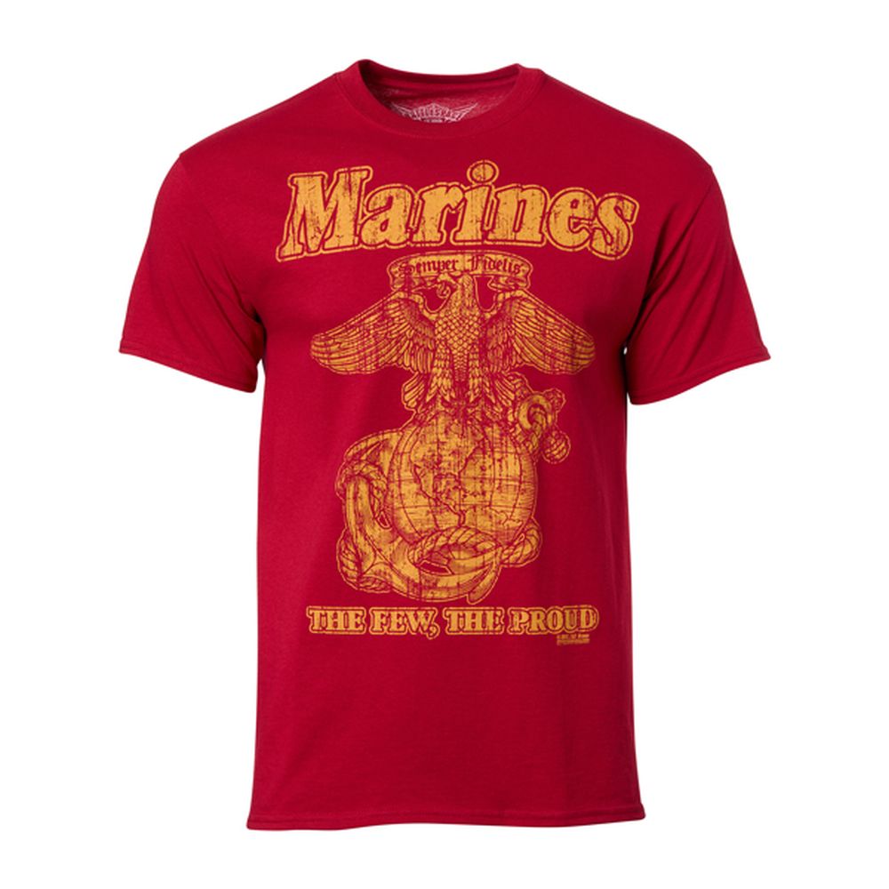 T-Shirt USMC Retro mil green