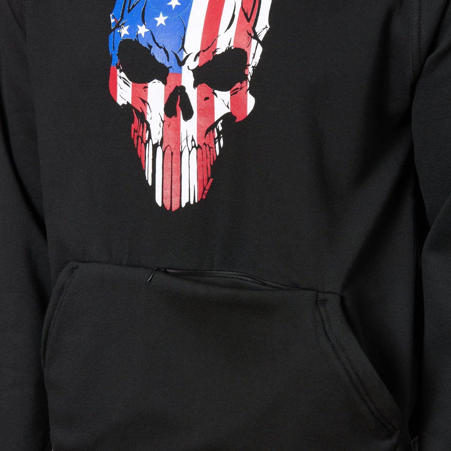 Sweat à capuche BR Flag Skull
