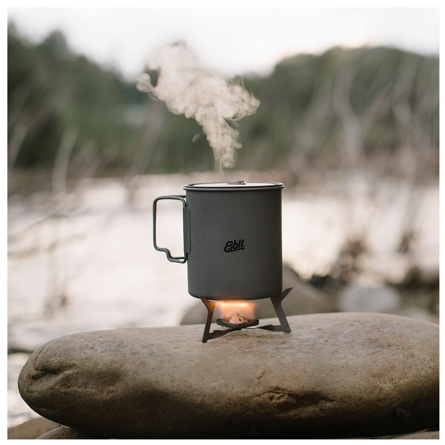 Popote tie 0.75 L argenté