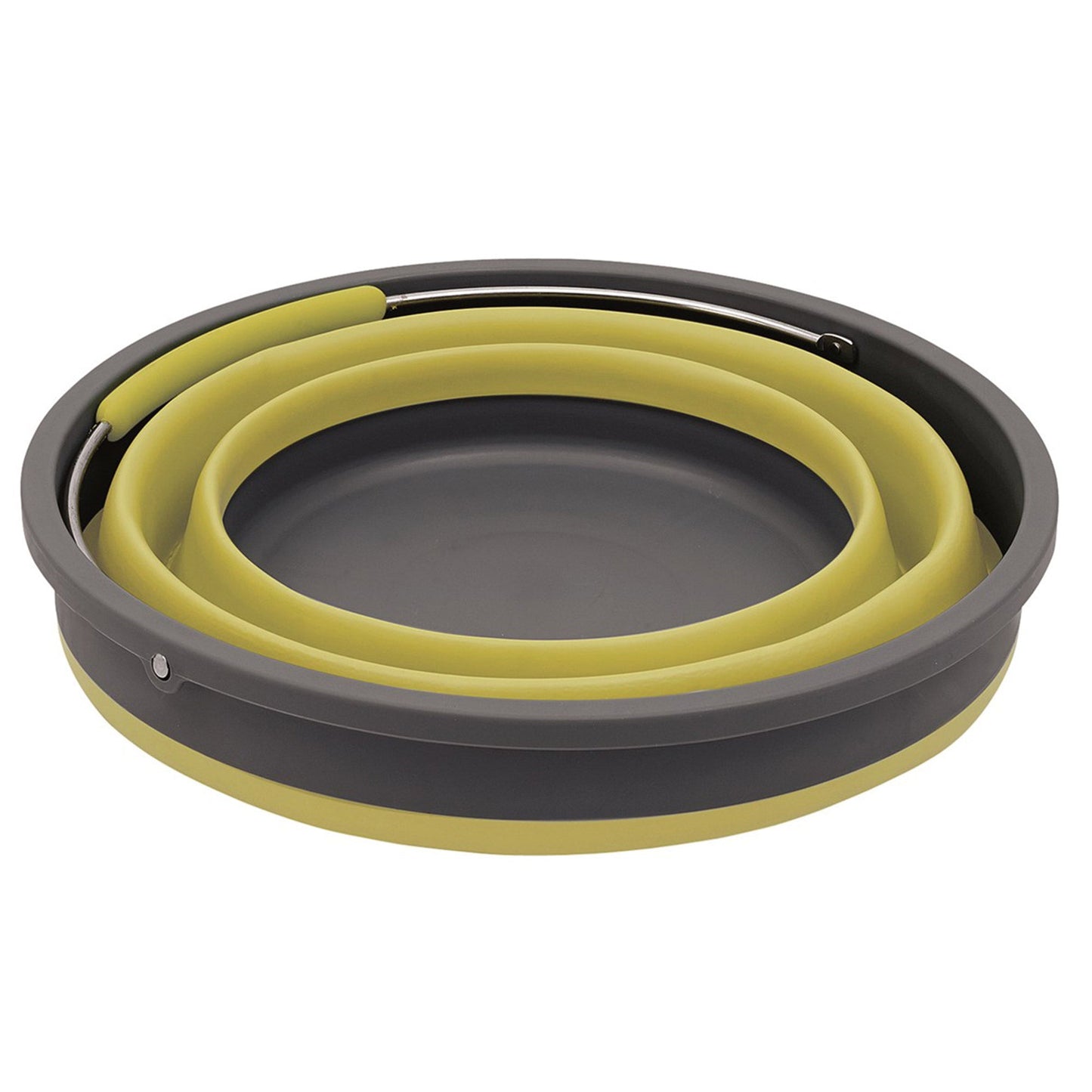 Sceau pliable avec couvercle Collaps Bucket lime green