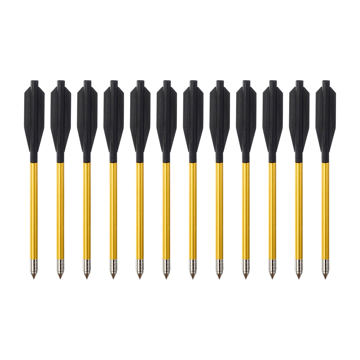 Aluminiumpfeile für Pistolenarmbrust 6.5 Zoll 12 St.