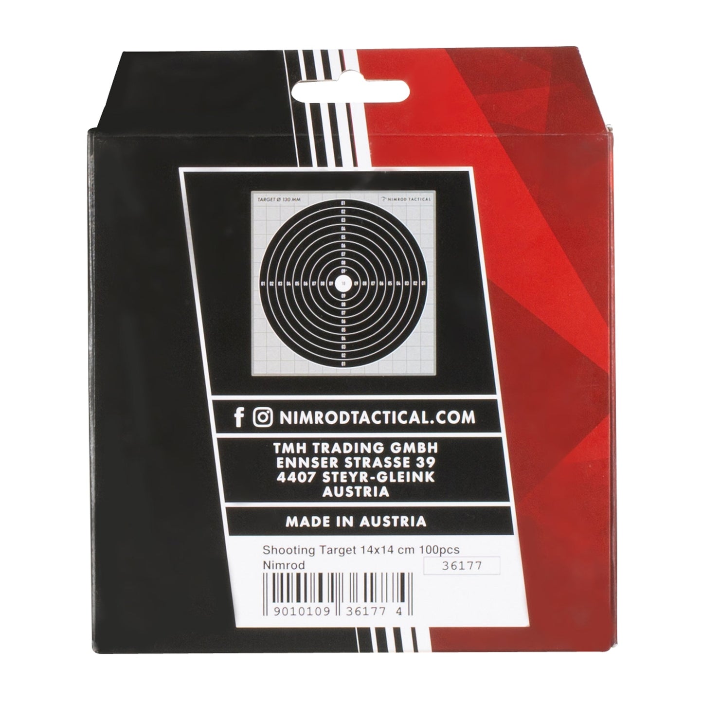 Nimrod Cibles Shooting Target 100 pcs blanc
