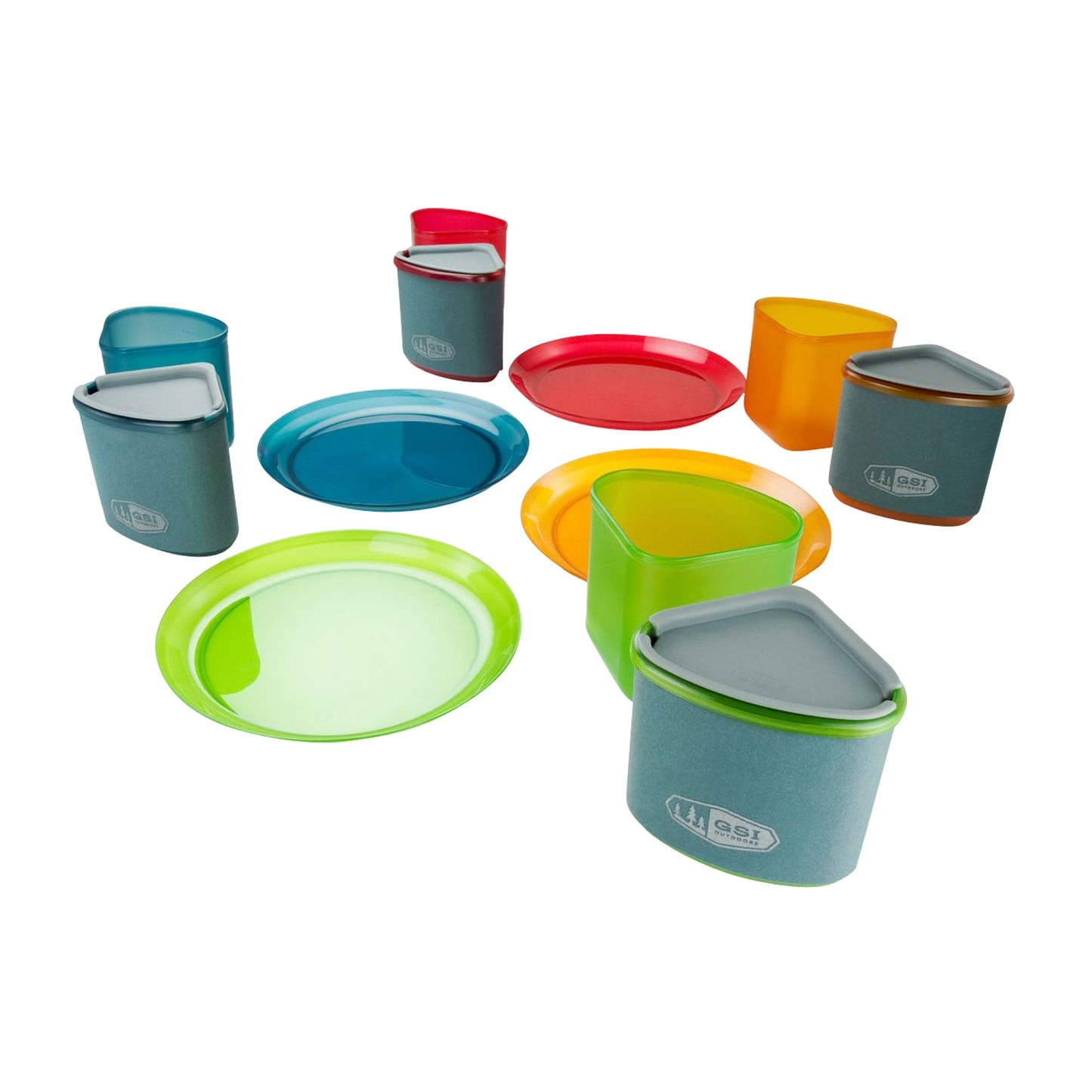 Kit vaisselle Infinity Compact multicolore