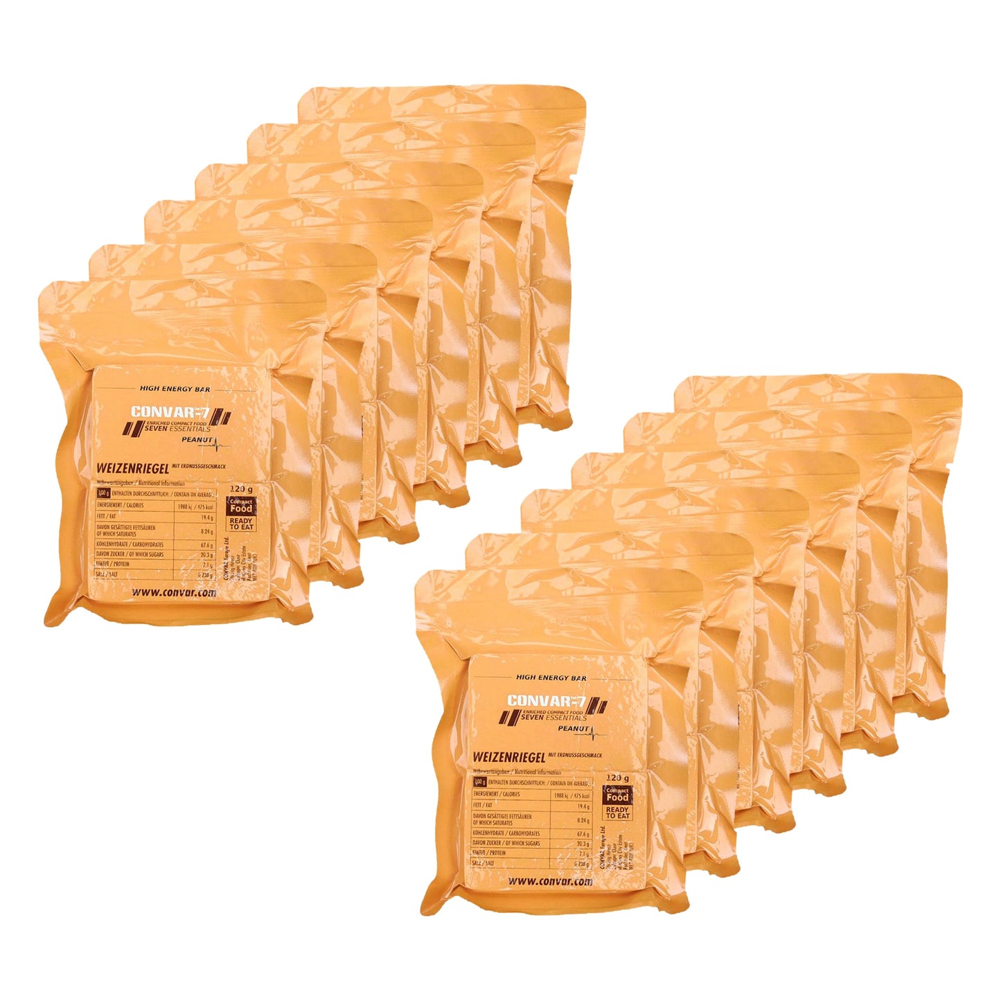 Barre énergétique cacahuète lot de 9