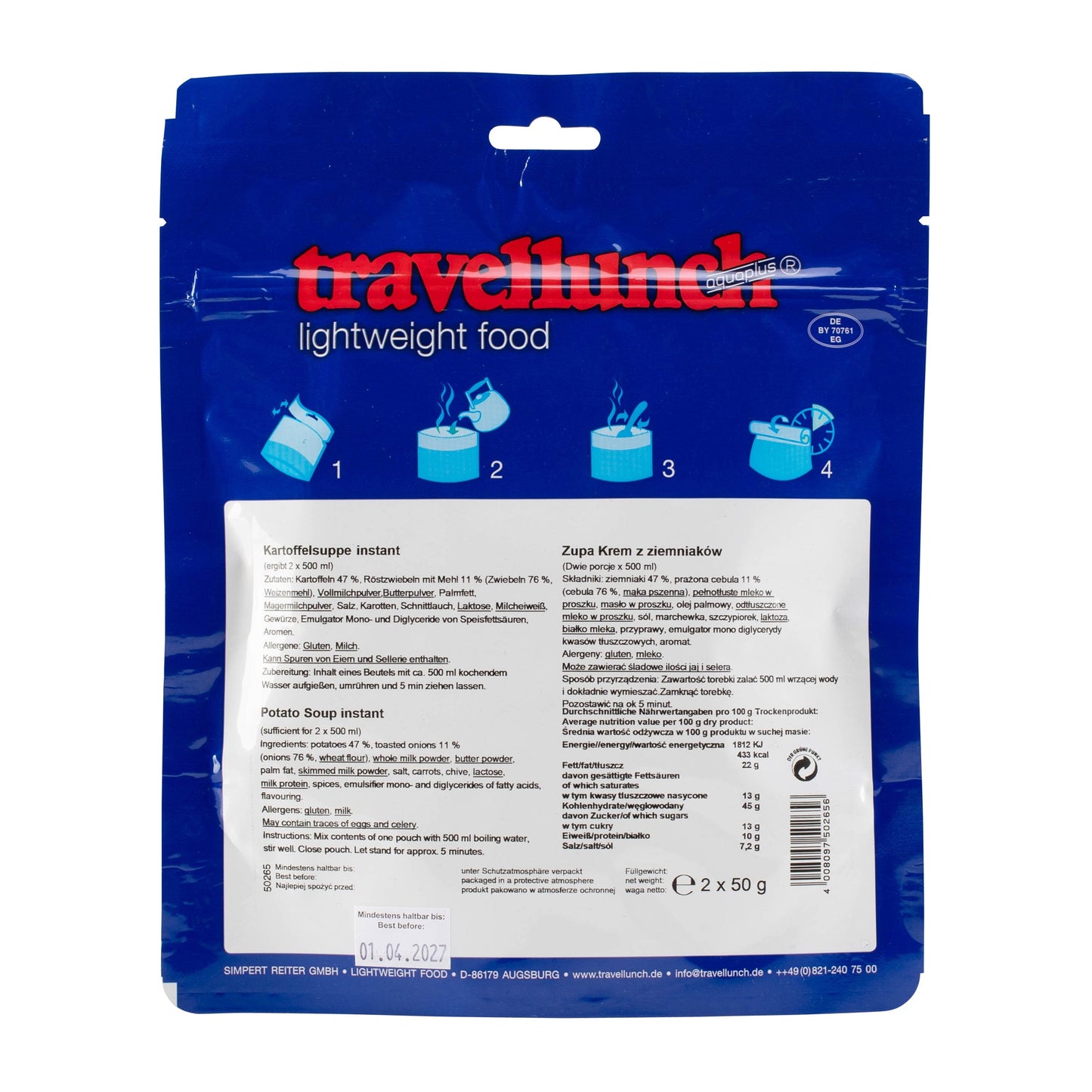 Soupe de pomme de terre