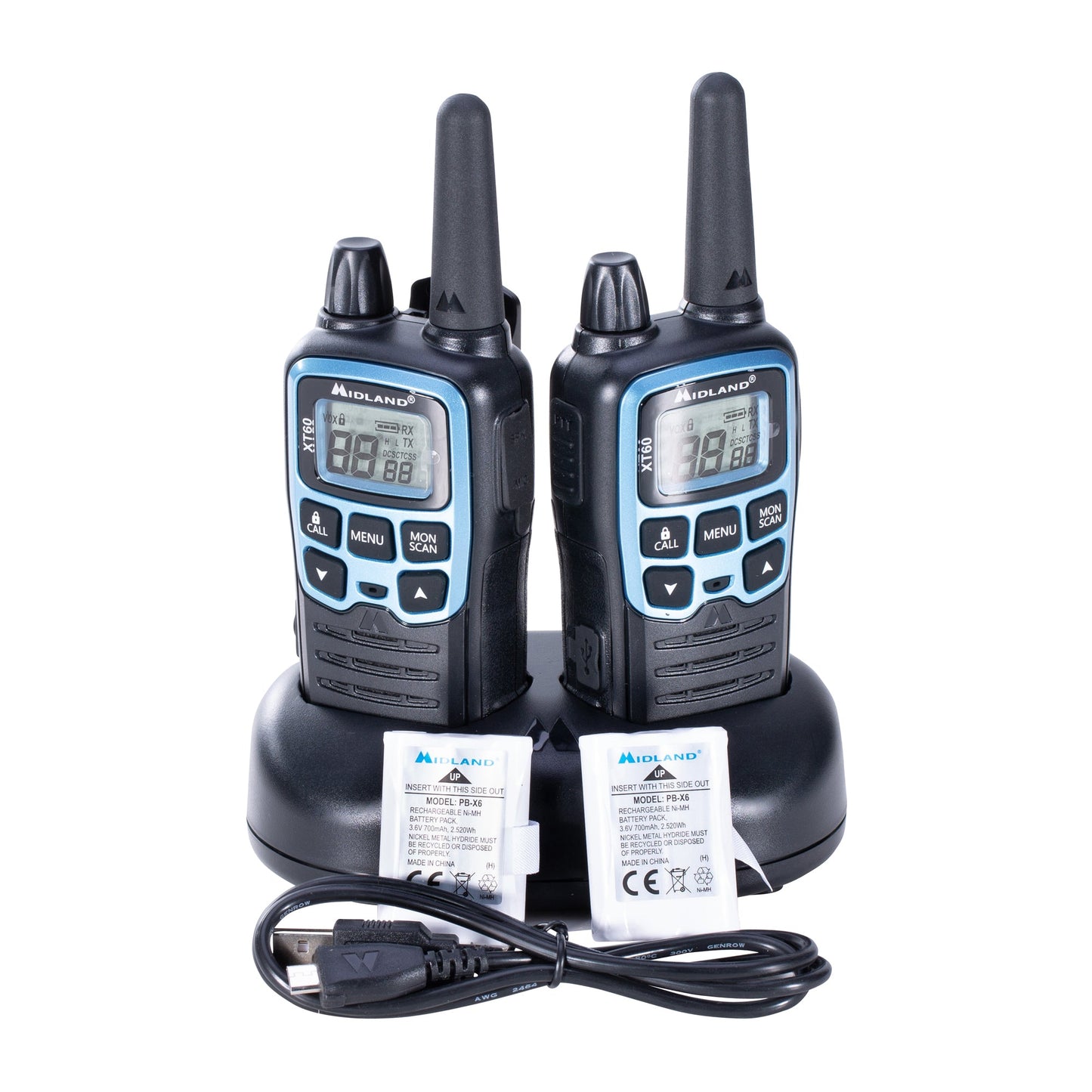 Talkie-Walkie XT60 paire PMR+LPD