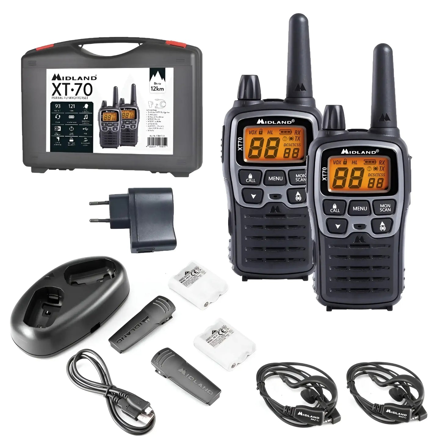 Midland Funkgerät XT70 Adventure Kofferset - ASMC