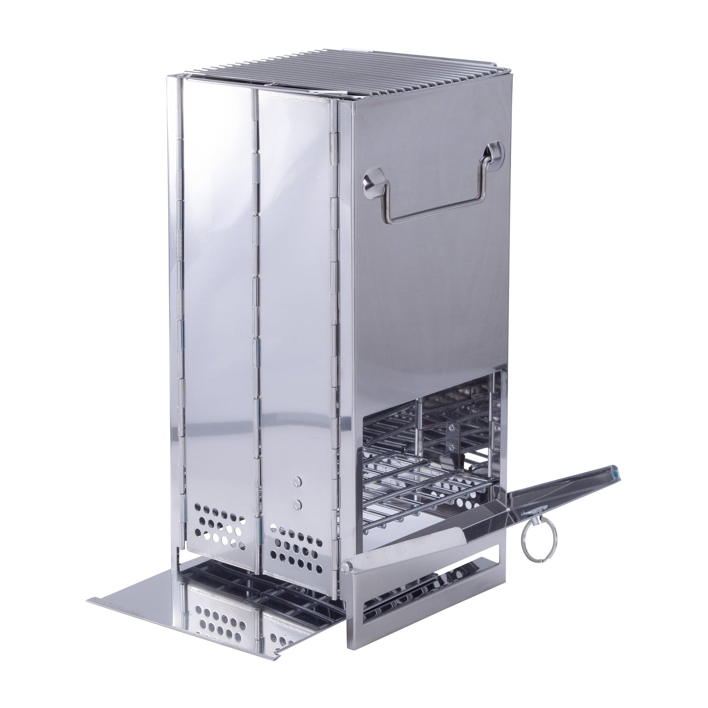 Poêle fusée grand argenté