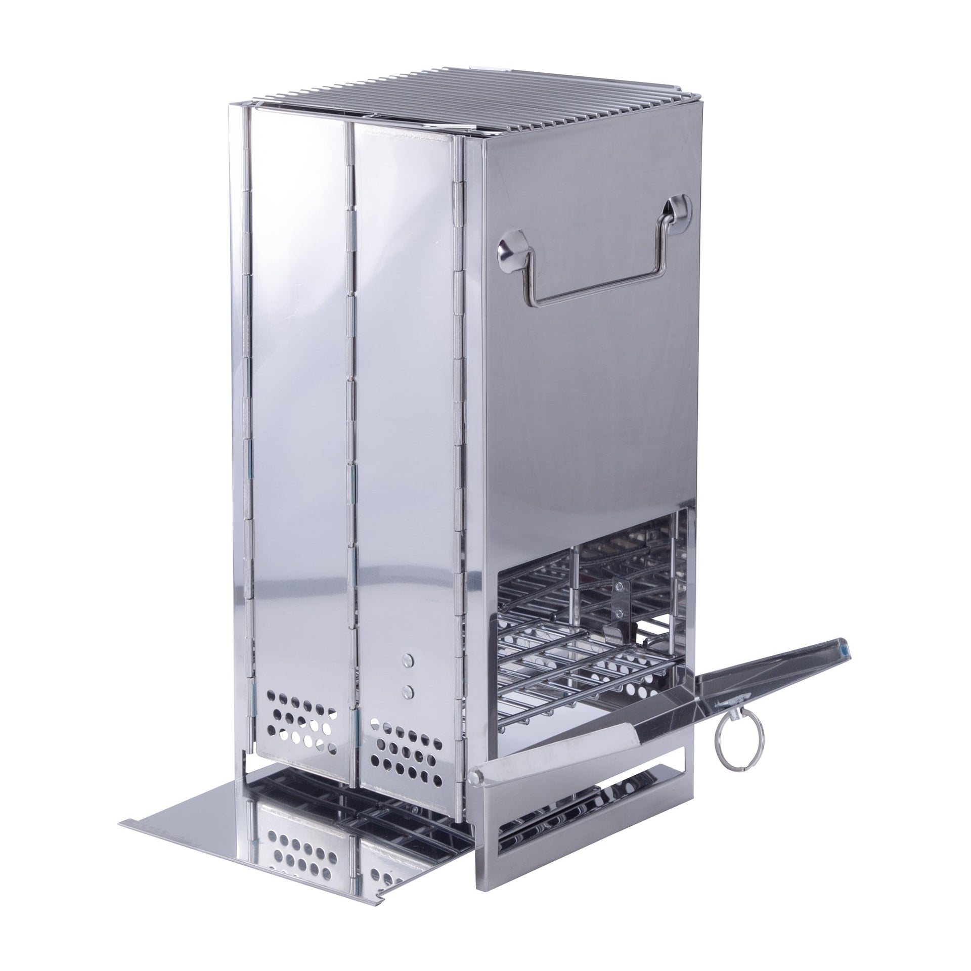 Poêle fusée grand argenté