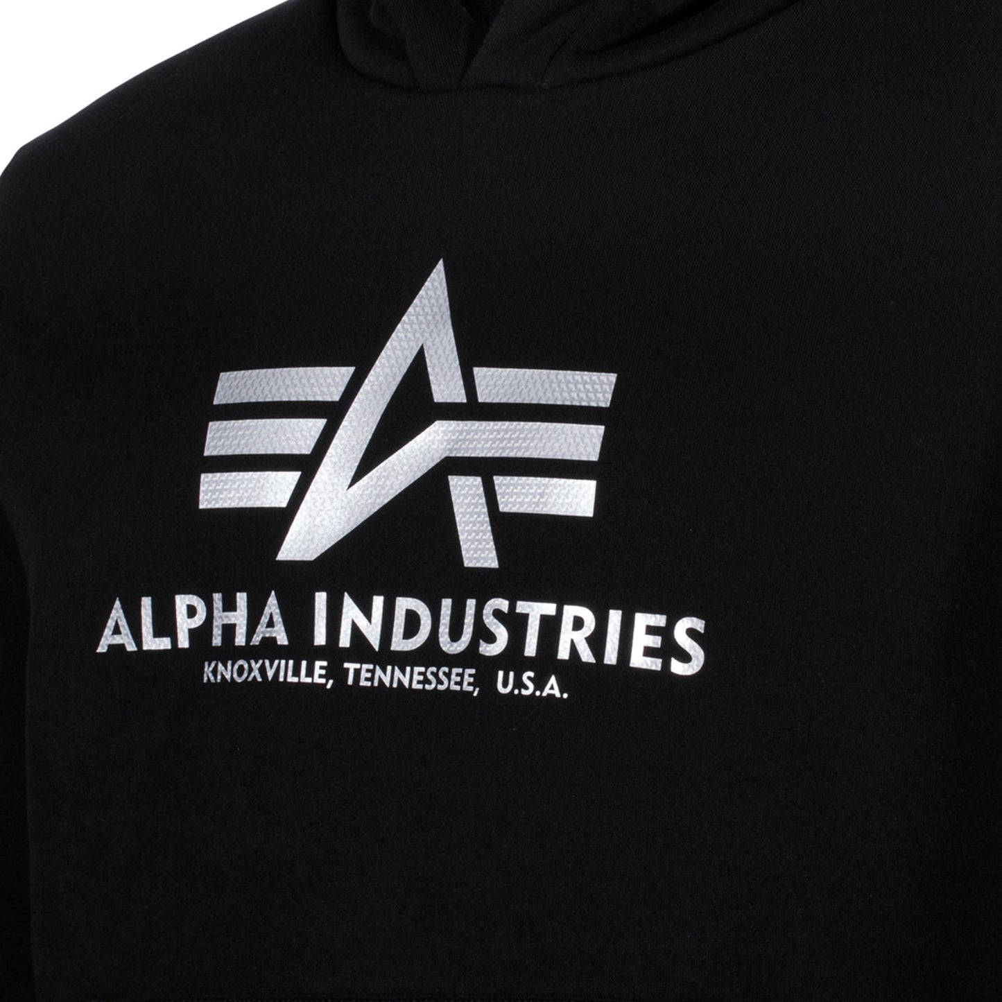 Sweat à capuche Basic Carbon  argent