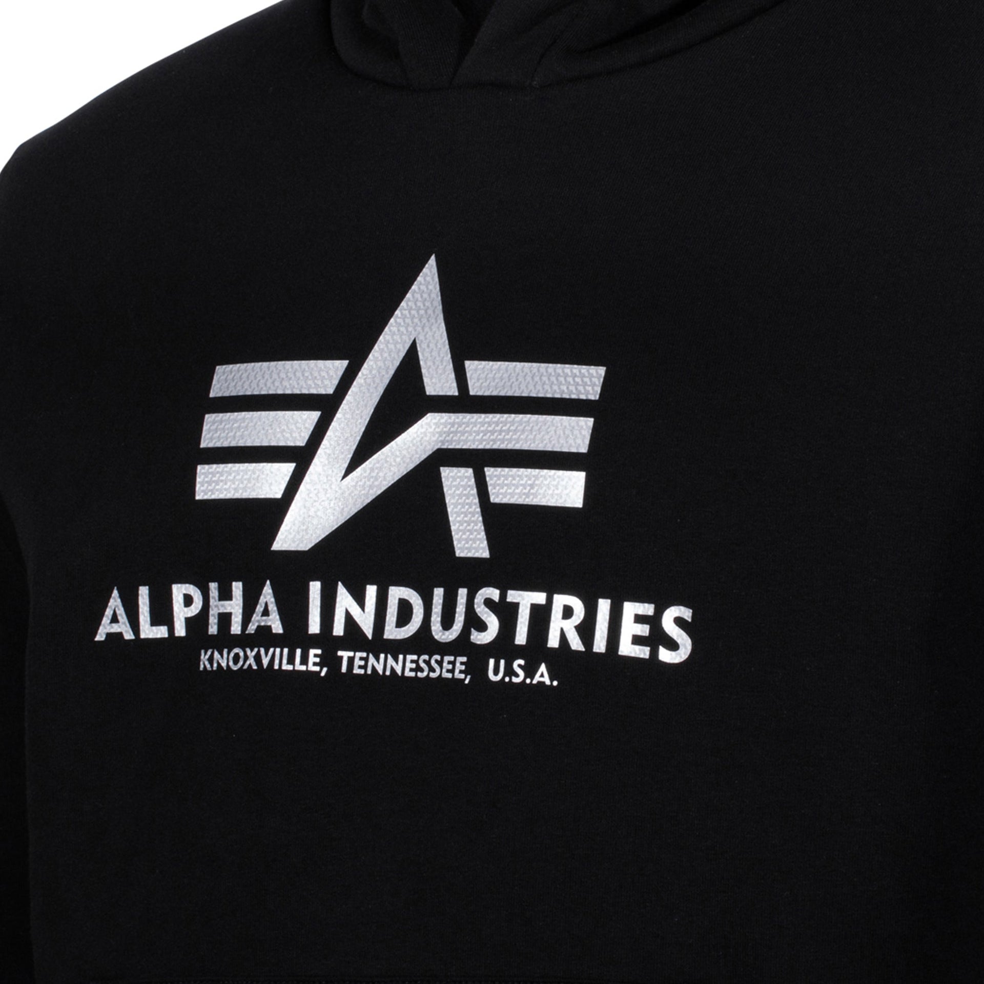 Sweat à capuche Basic Carbon  argent