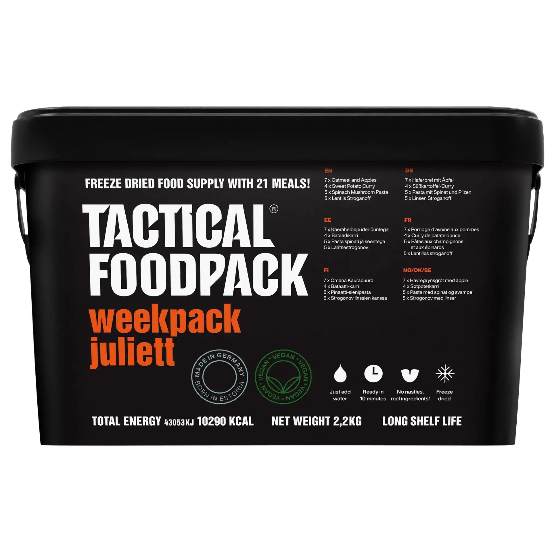 Tactical Foodpack Wochenration Weekpack Juliett - ASMC