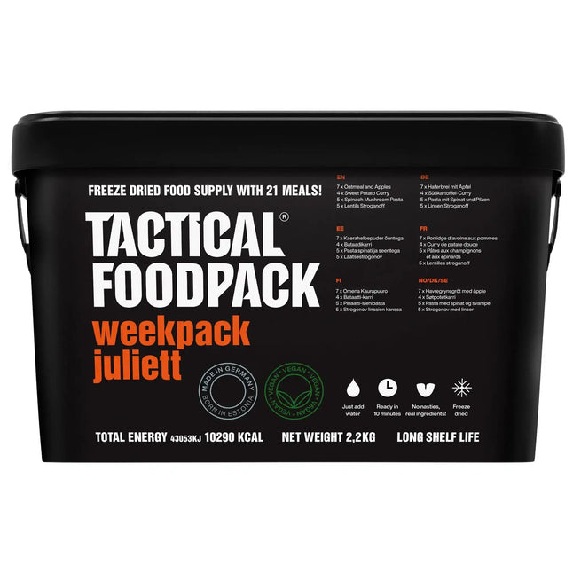 Tactical Foodpack Wochenration Weekpack Juliett - ASMC