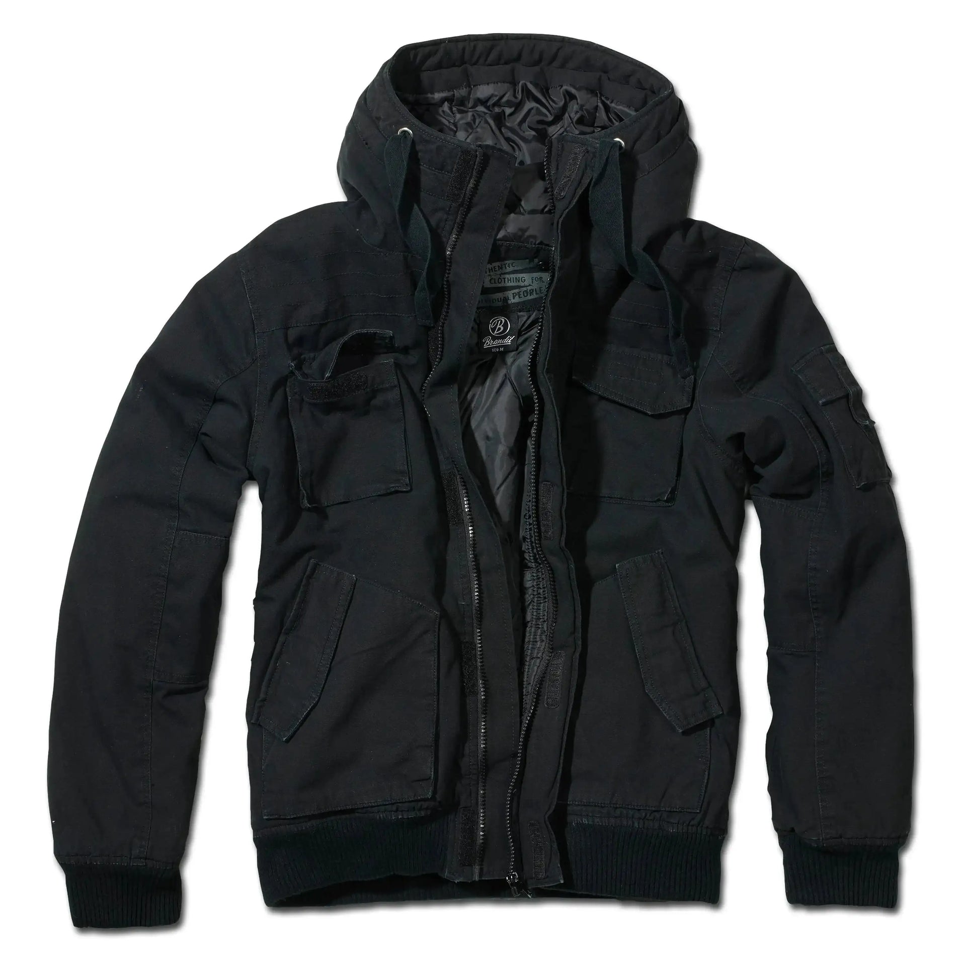 jacke-brandit-bronx-schwarz-ansicht-1