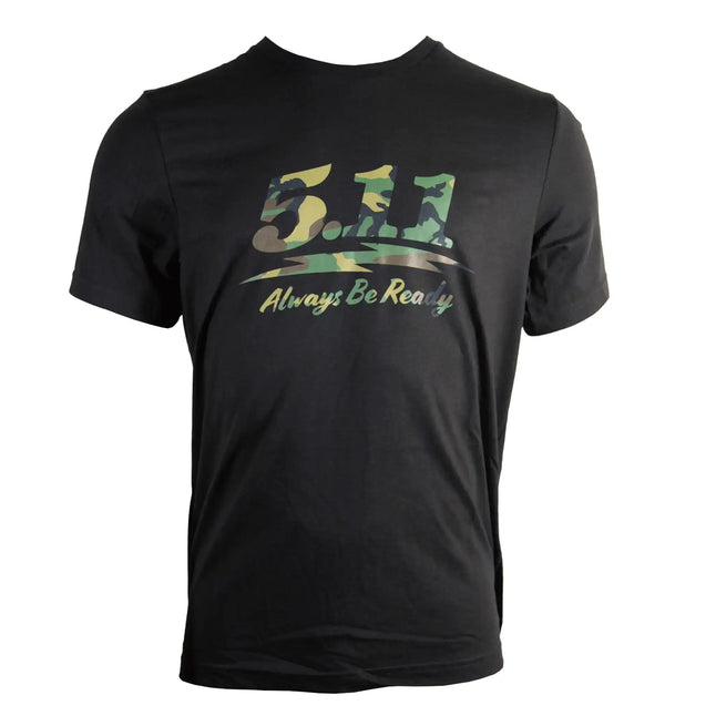 5.11 Tactical T-Shirt Woodland Moto Logo - ASMC