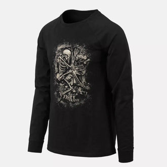 T-shirt manches longues Fight to the grave