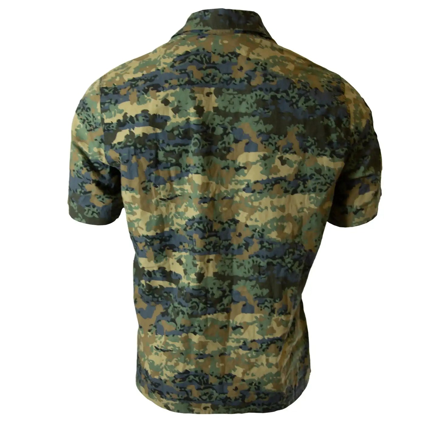 Chemise de campagne ÖBH manches courtes, état comme neuf, Austrotarn (camouflage 03)