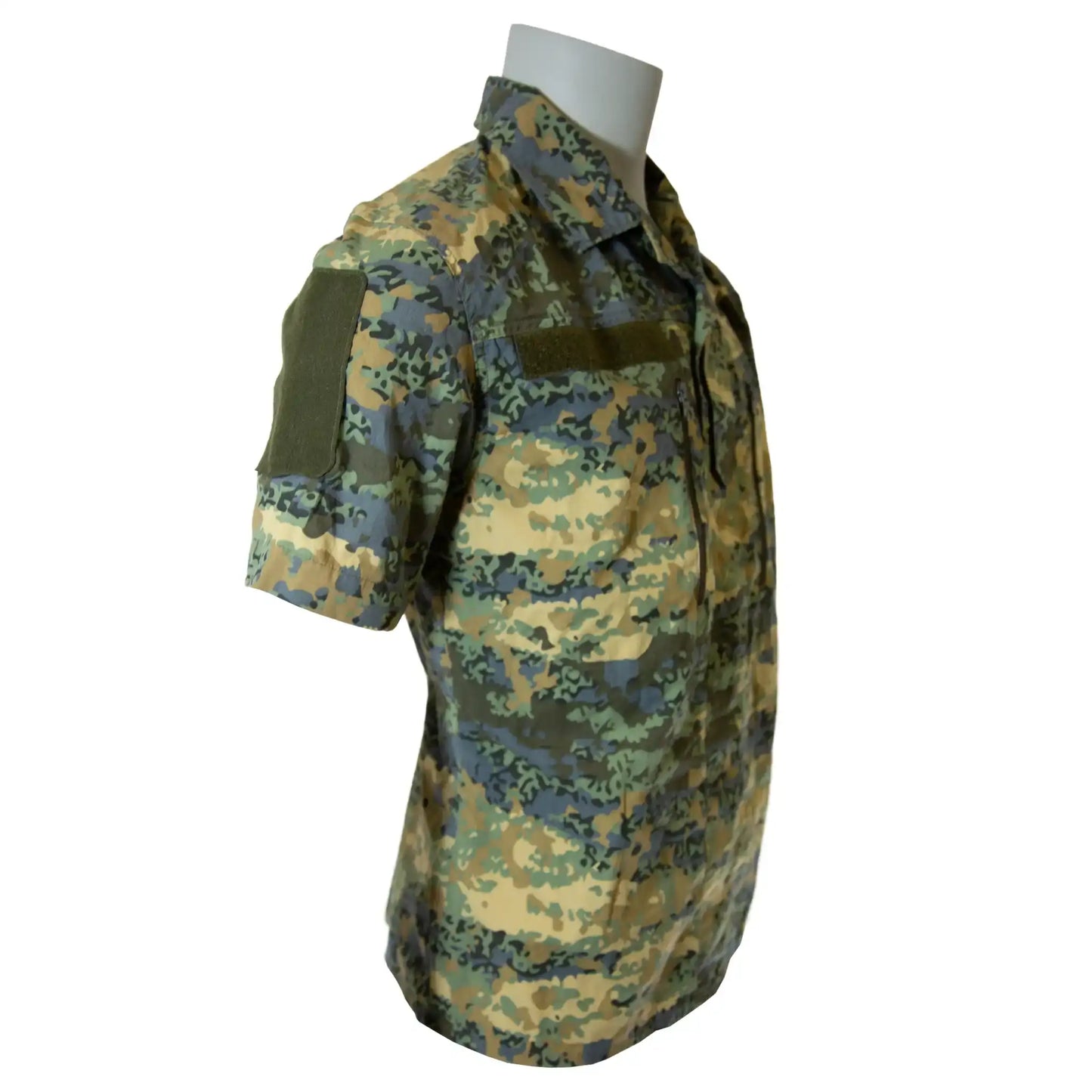 Chemise de campagne ÖBH manches courtes, état comme neuf, Austrotarn (camouflage 03)